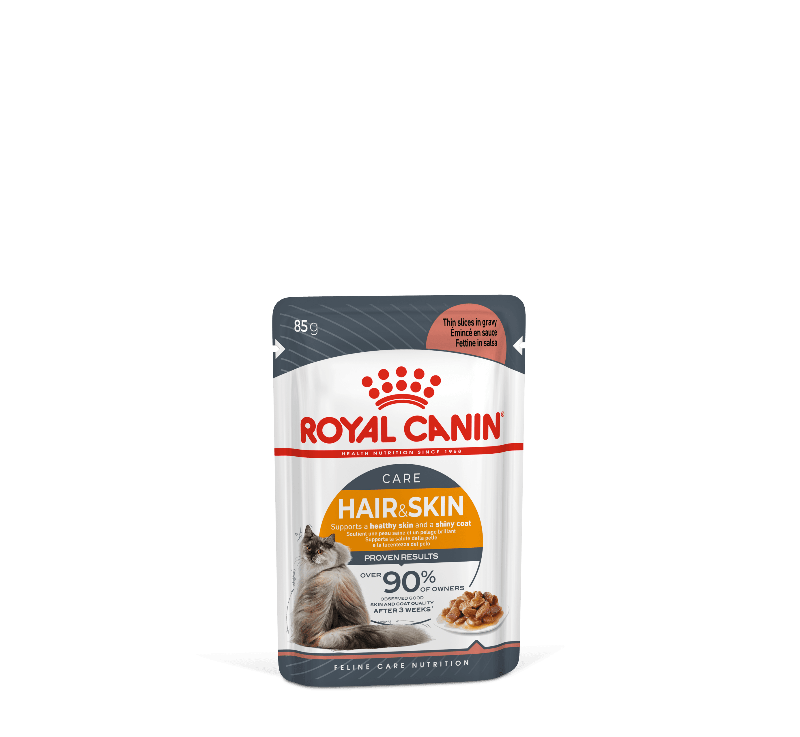 Royal Canin Hair & Skin Care Thin Slices in Gravy